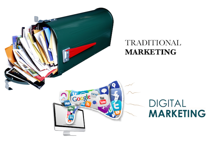 Digital marketing v/s Traditional Marketing - Open Designs