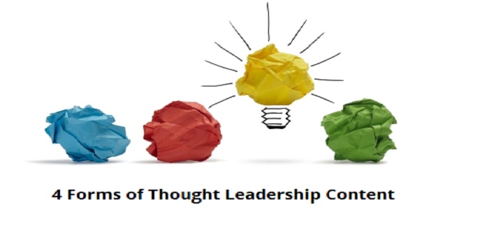 4 forms of thought leadership content